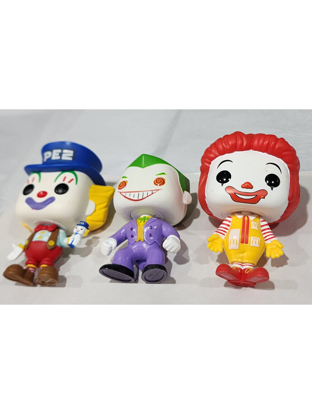Funko Pop Ad Icons Ronald McDonald Peter Pez Joker 1989 Figure Lot Loose OOB